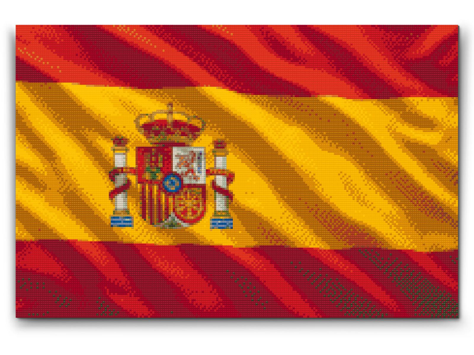Diamond Paint - Spansk flag