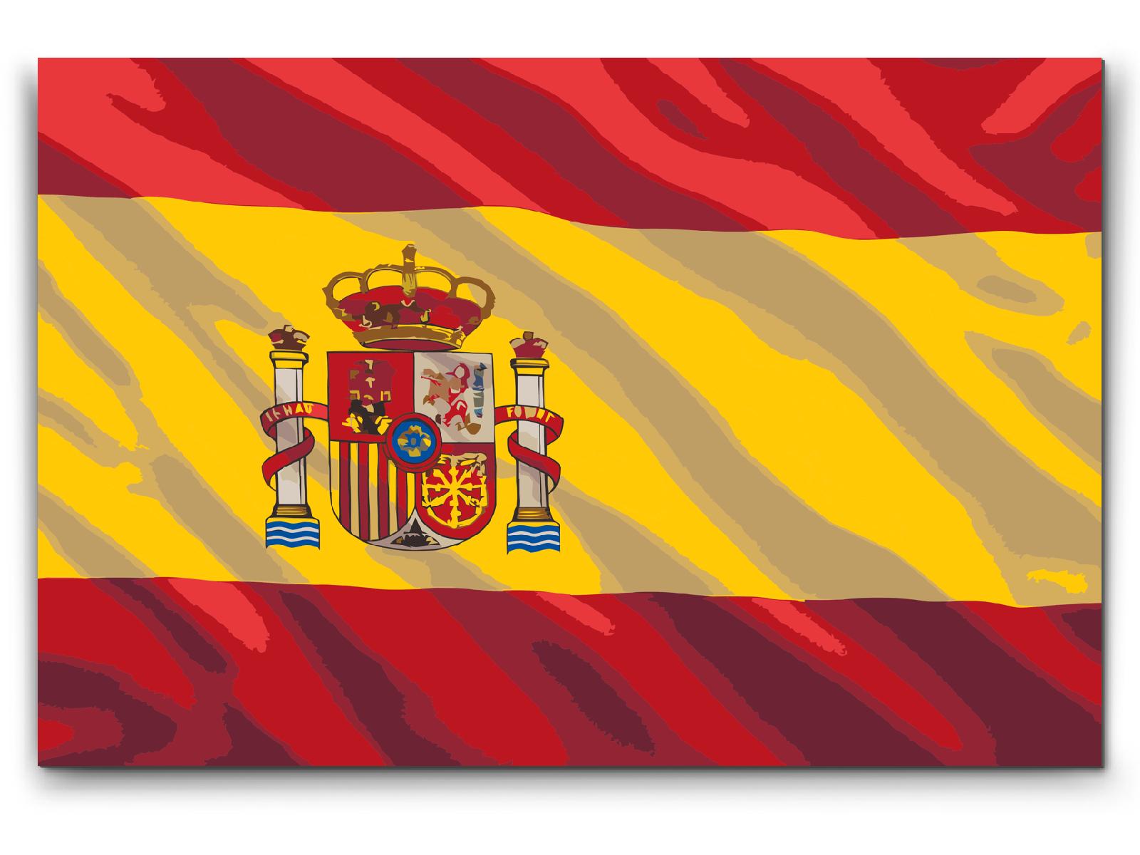 Paint by number - Spansk flag