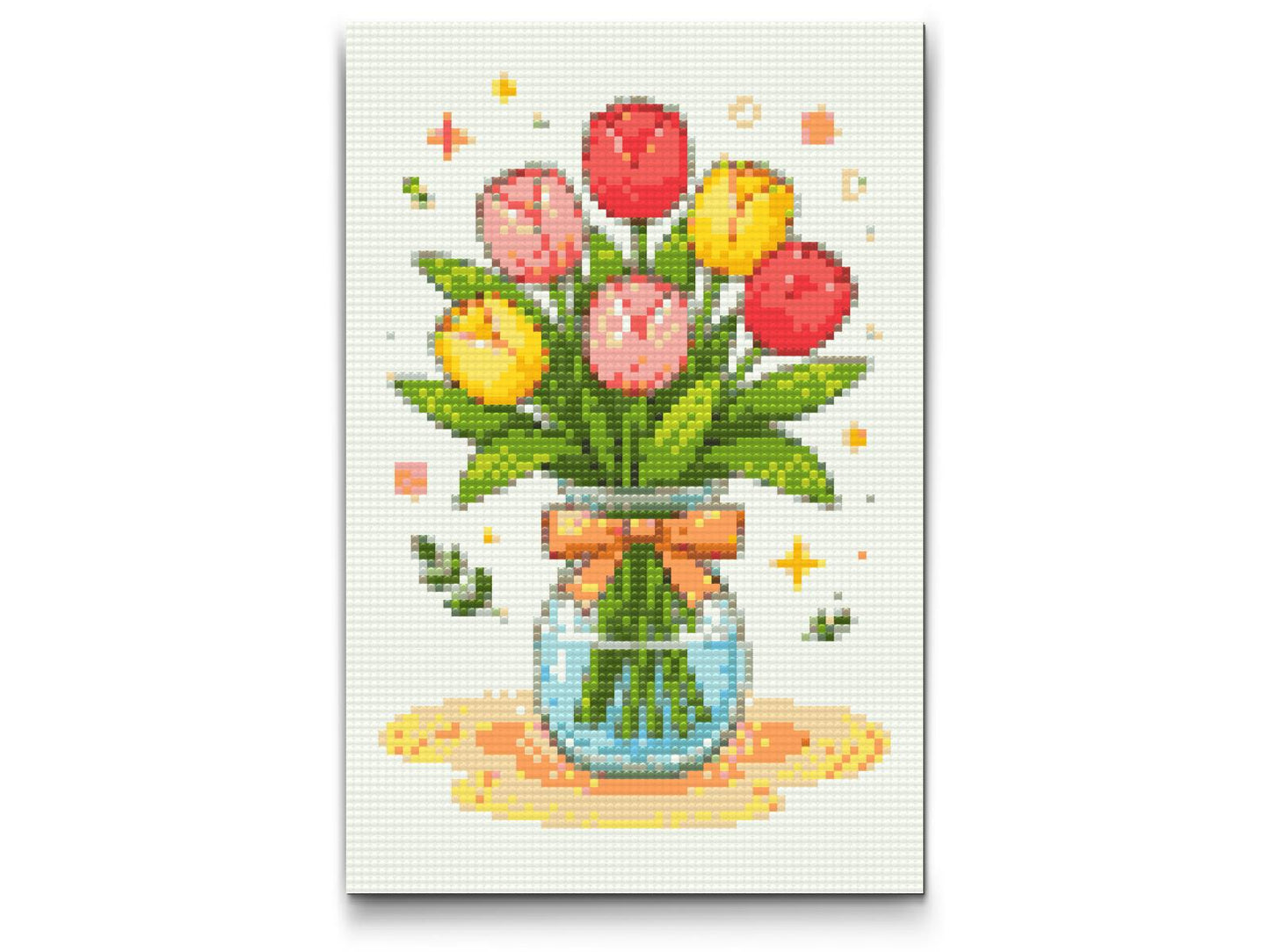 Diamond Paint - Pastel tulipanbuket