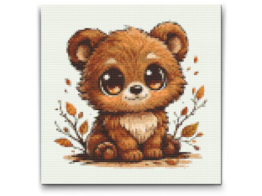 Diamond Paint - Teddy Bear med Store Øjne