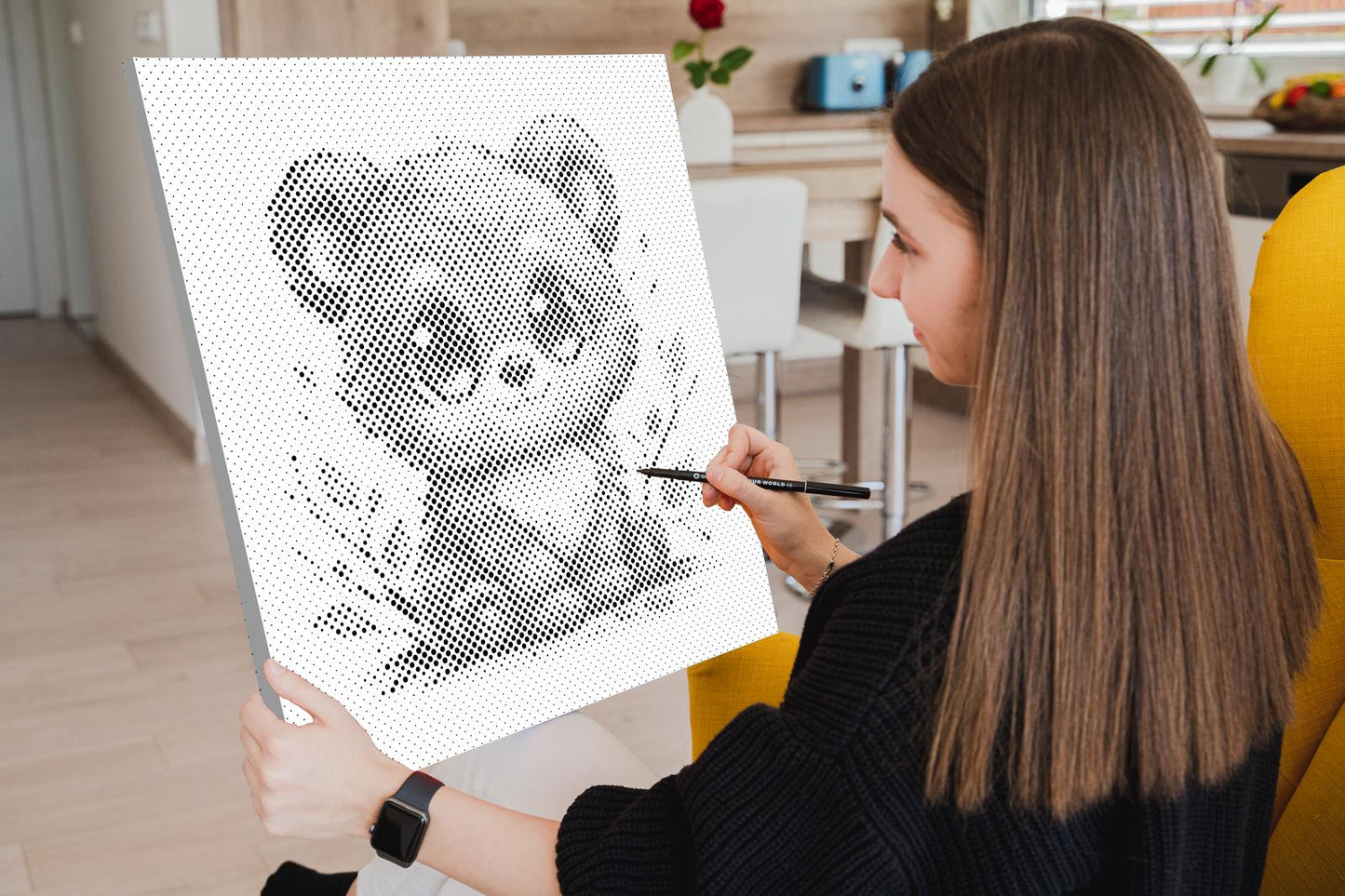 Dotting - Teddy Bear med Store Øjne