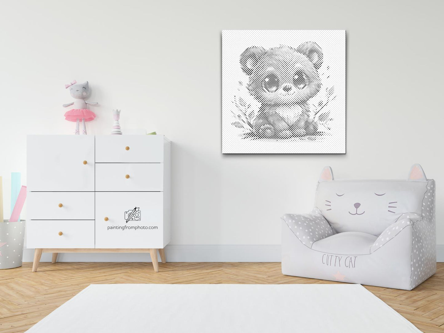 Dotting - Teddy Bear med Store Øjne