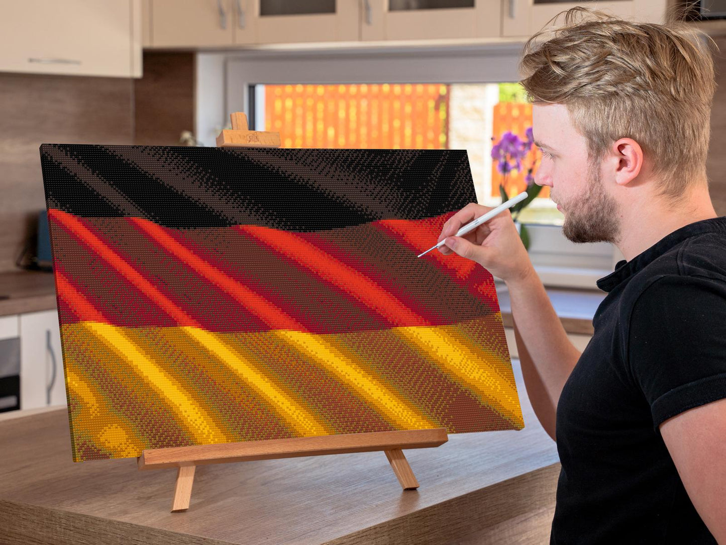 Diamond Paint - Tysk flag