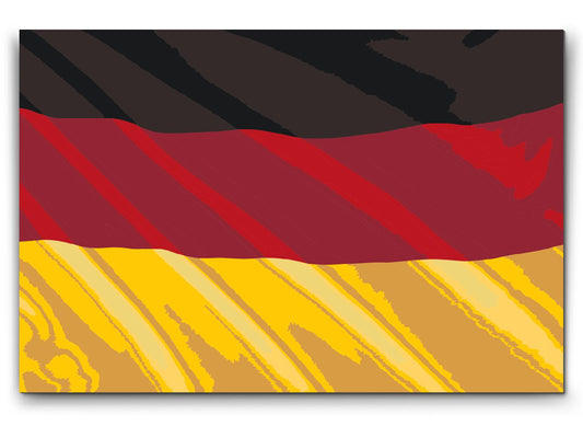 Paint by number - Tysk flag