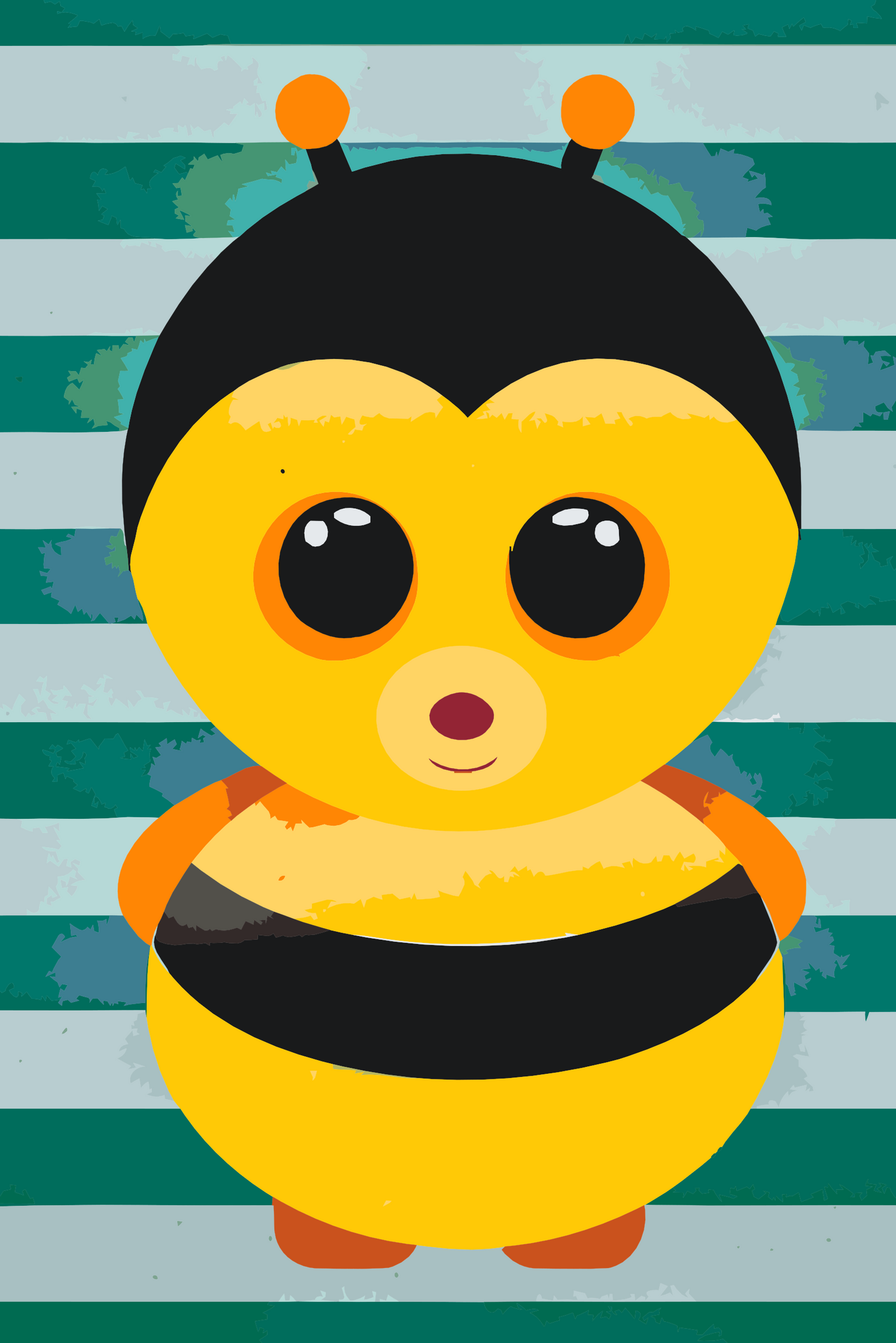 Paint by number - Bi fra plakat