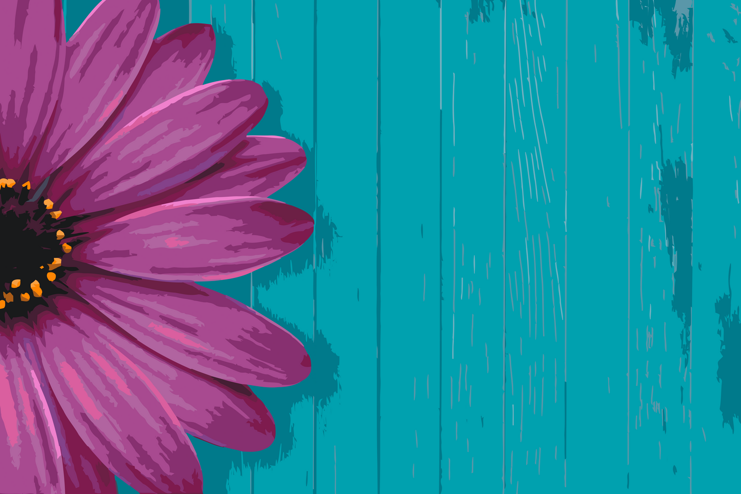 Paint by number - Lilla Gerbera