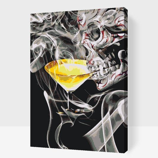 Paint by number - Død Martini