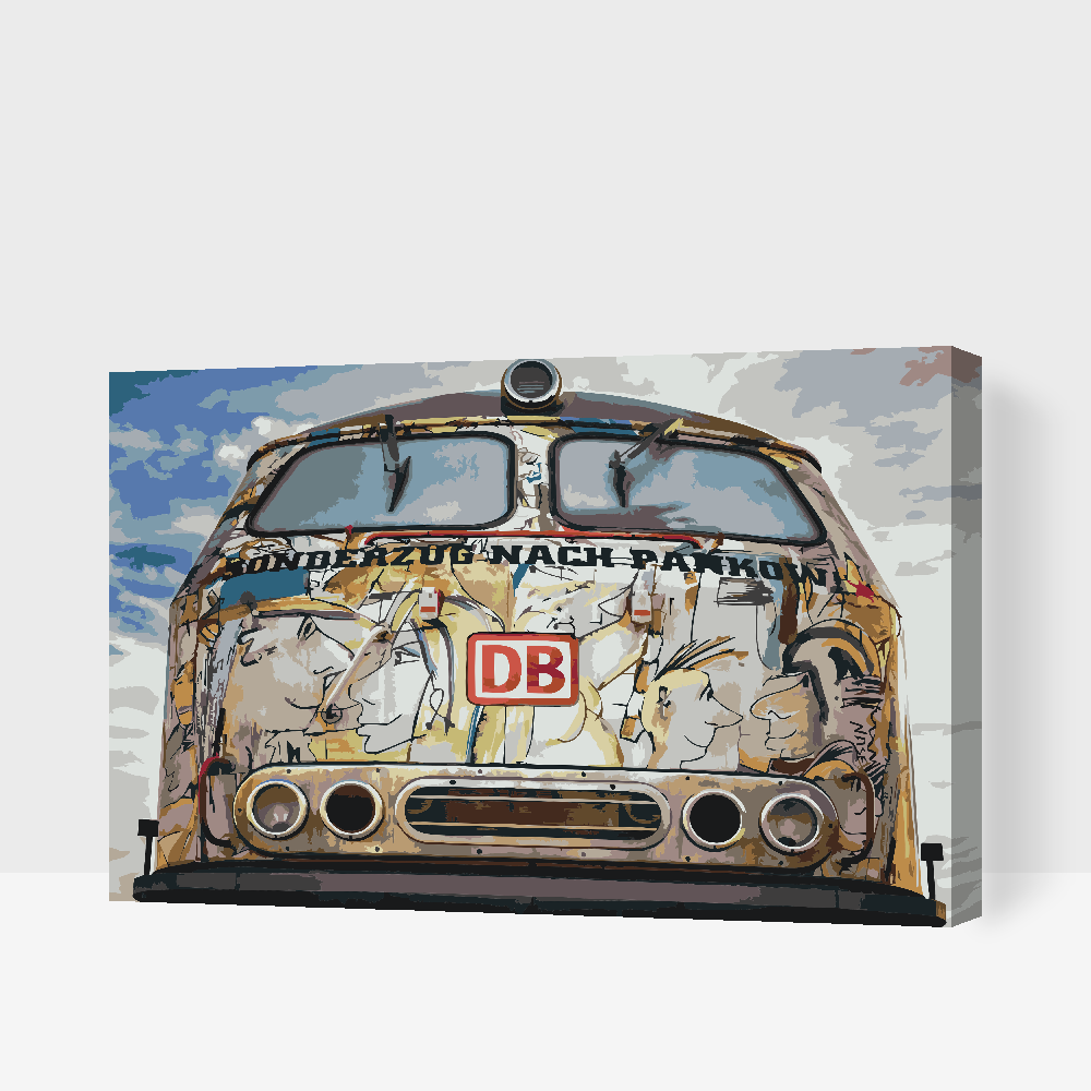 Paint by number - Deutsche Bahn-tog