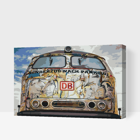 Paint by number - Deutsche Bahn-tog