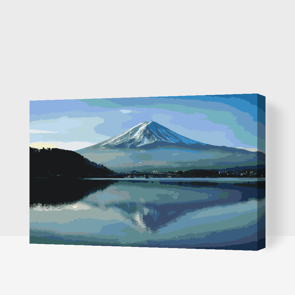 Paint by number - Fuji-bjerget