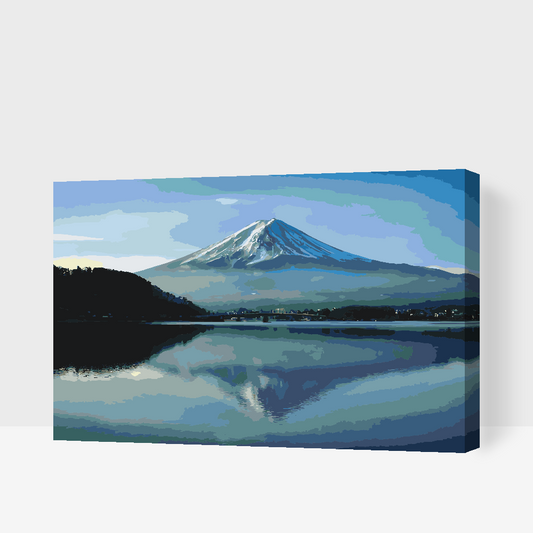 Paint by number - Fuji-bjerget