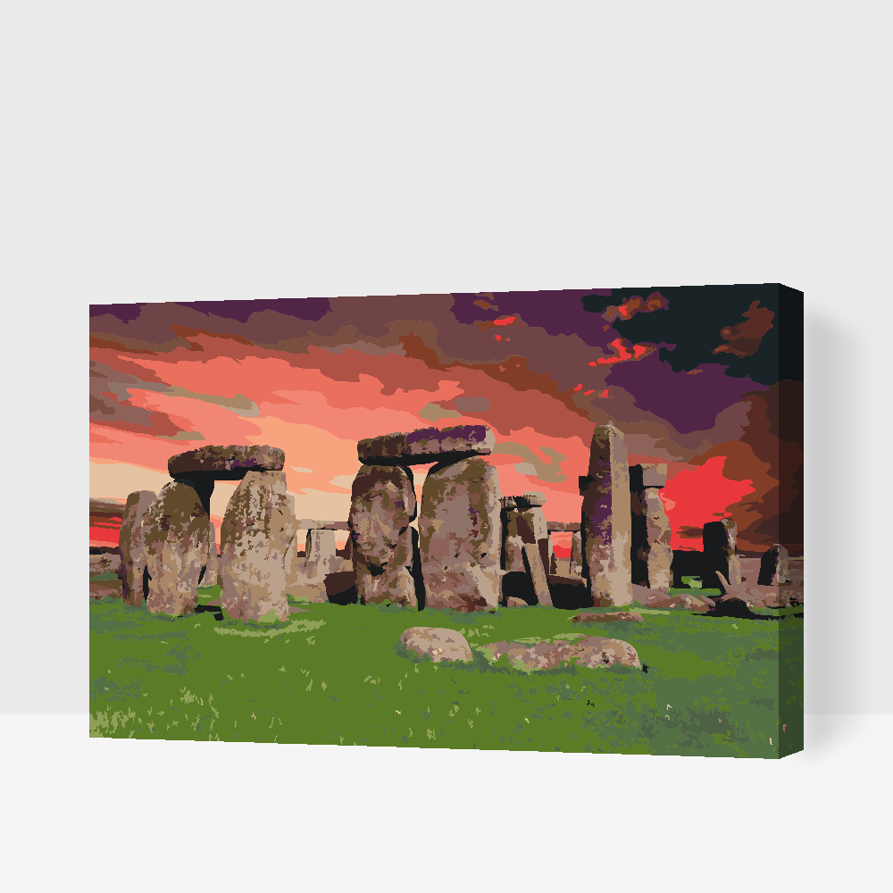 Paint by number - Stonehenge