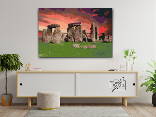 Paint by number - Stonehenge