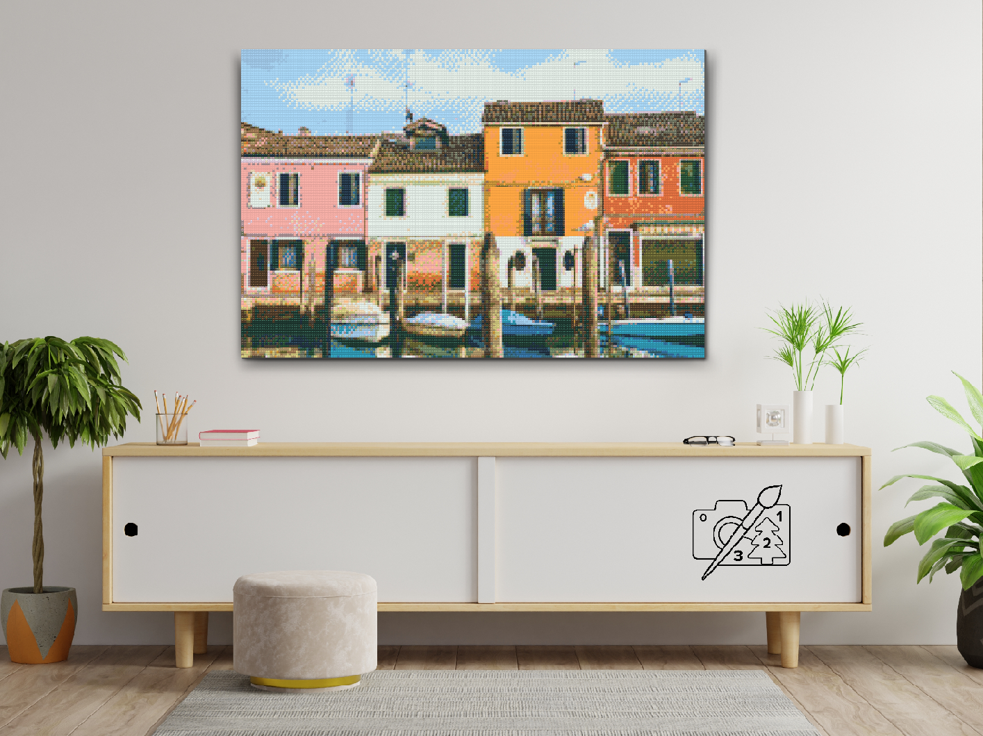 Diamond Paint - Venedig-husene