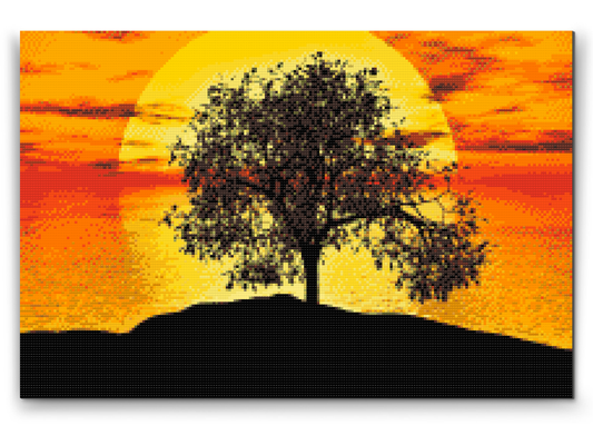 Diamond Paint - Solnedgang