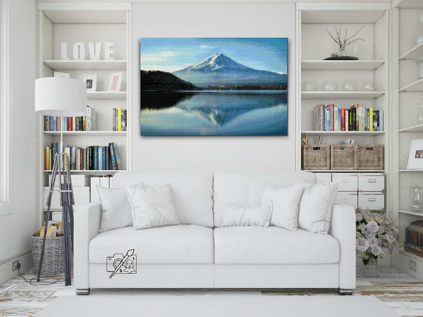 Diamond Paint - Fuji-bjerget