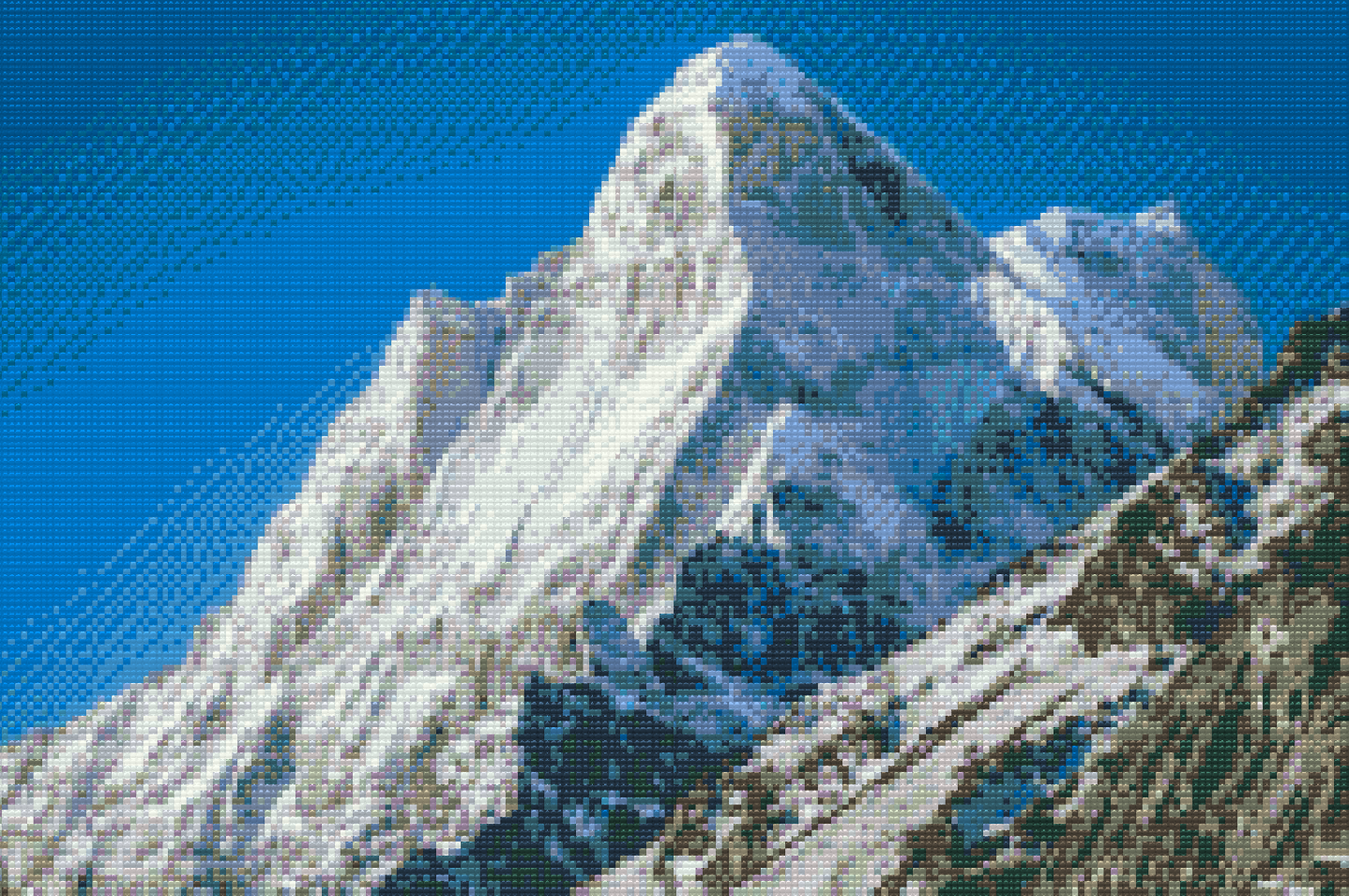 Diamond Paint - Sneklædte Bjerge