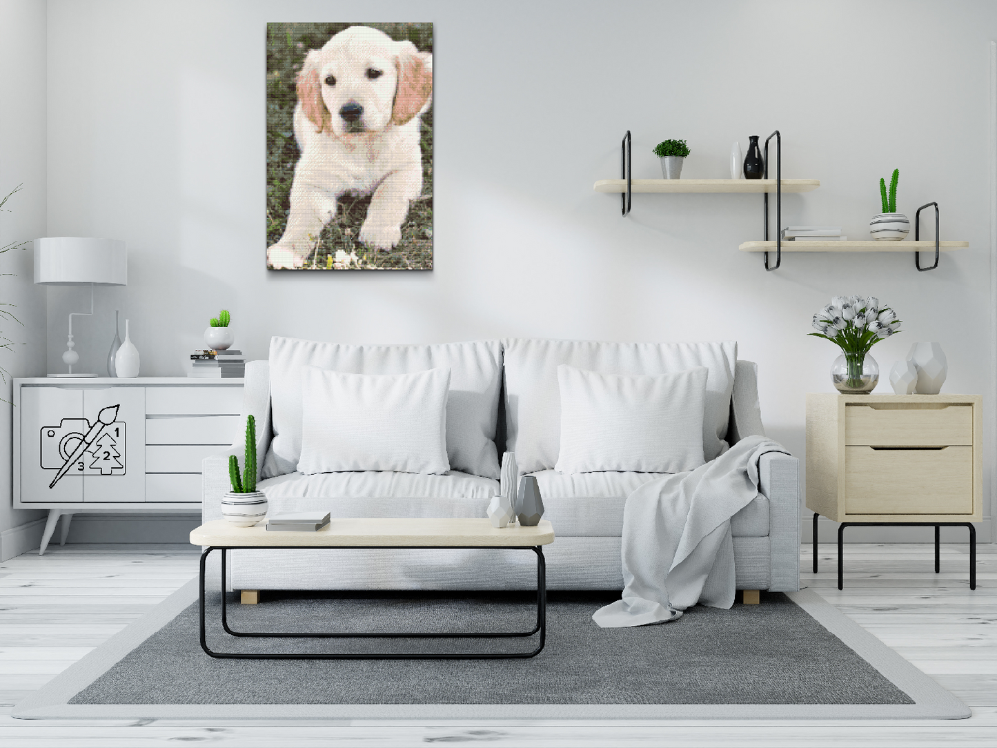 Diamond Paint - Labrador Puppy
