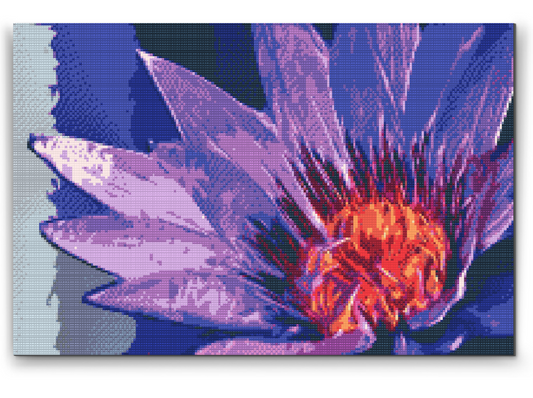 Diamond Paint - Malet blomst