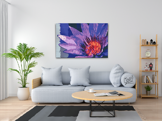 Diamond Paint - Malet blomst