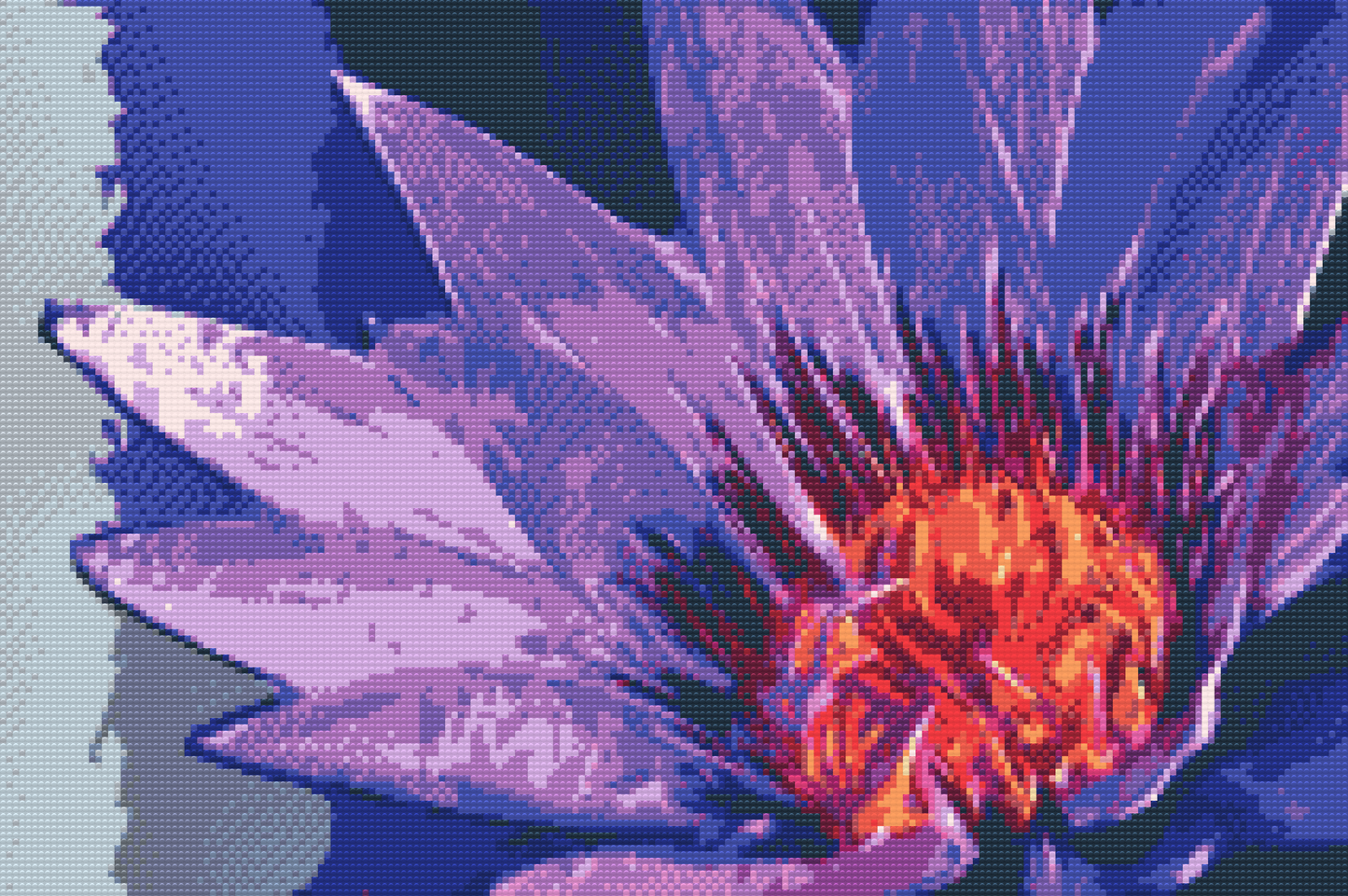 Diamond Paint - Malet blomst