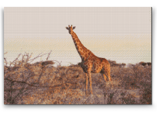 Diamond Paint - Giraf i naturen