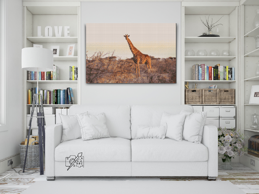 Diamond Paint - Giraf i naturen