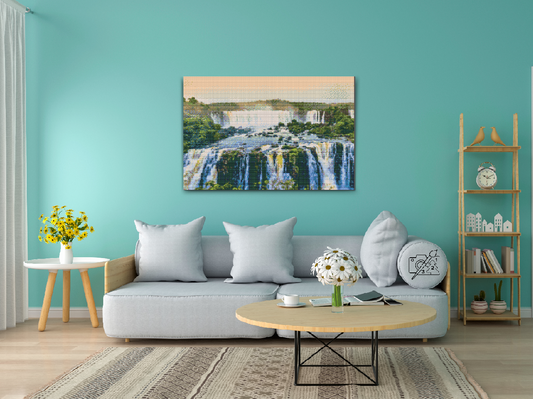 Diamond Paint - Vandfald midt i junglen