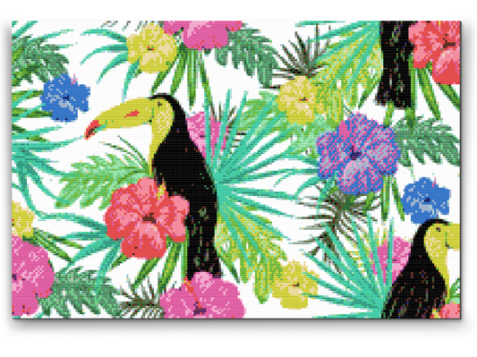 Diamond Paint - Tropisk tukan