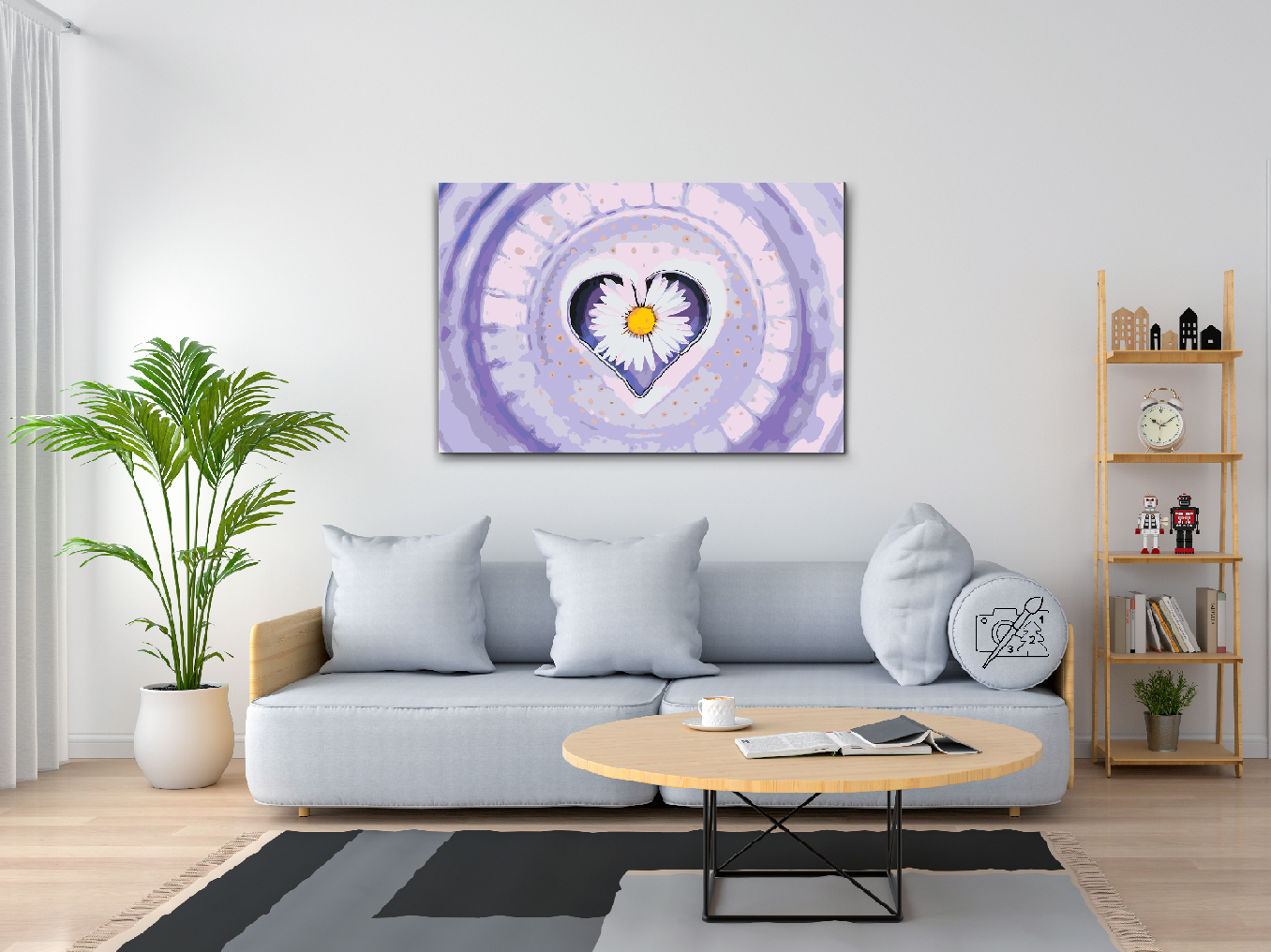 Paint by number - Margueritt i hjertet