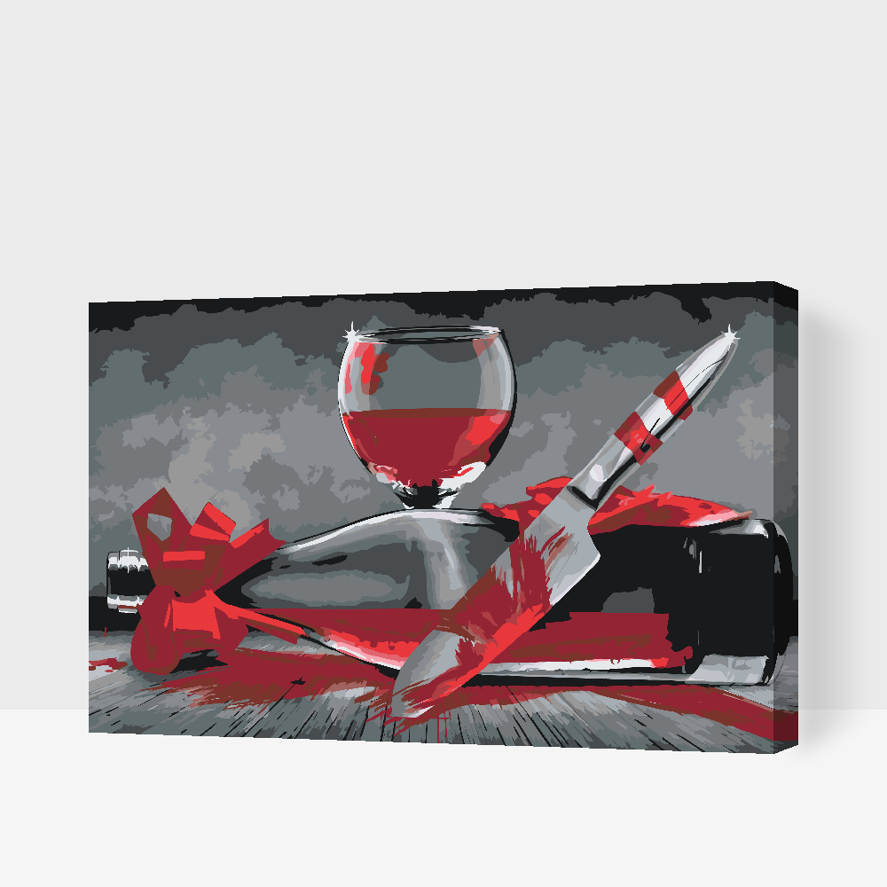 Paint by number - Forbandede vin