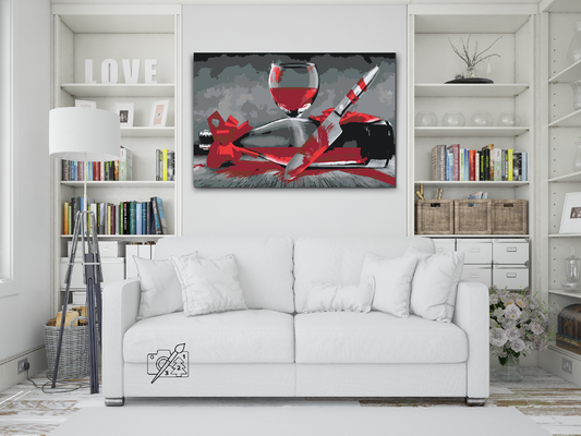 Paint by number - Forbandede vin