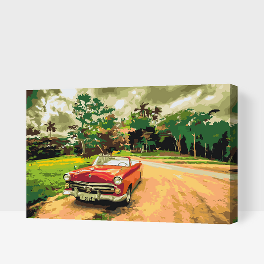 Paint by number - Tur i Cabriolet