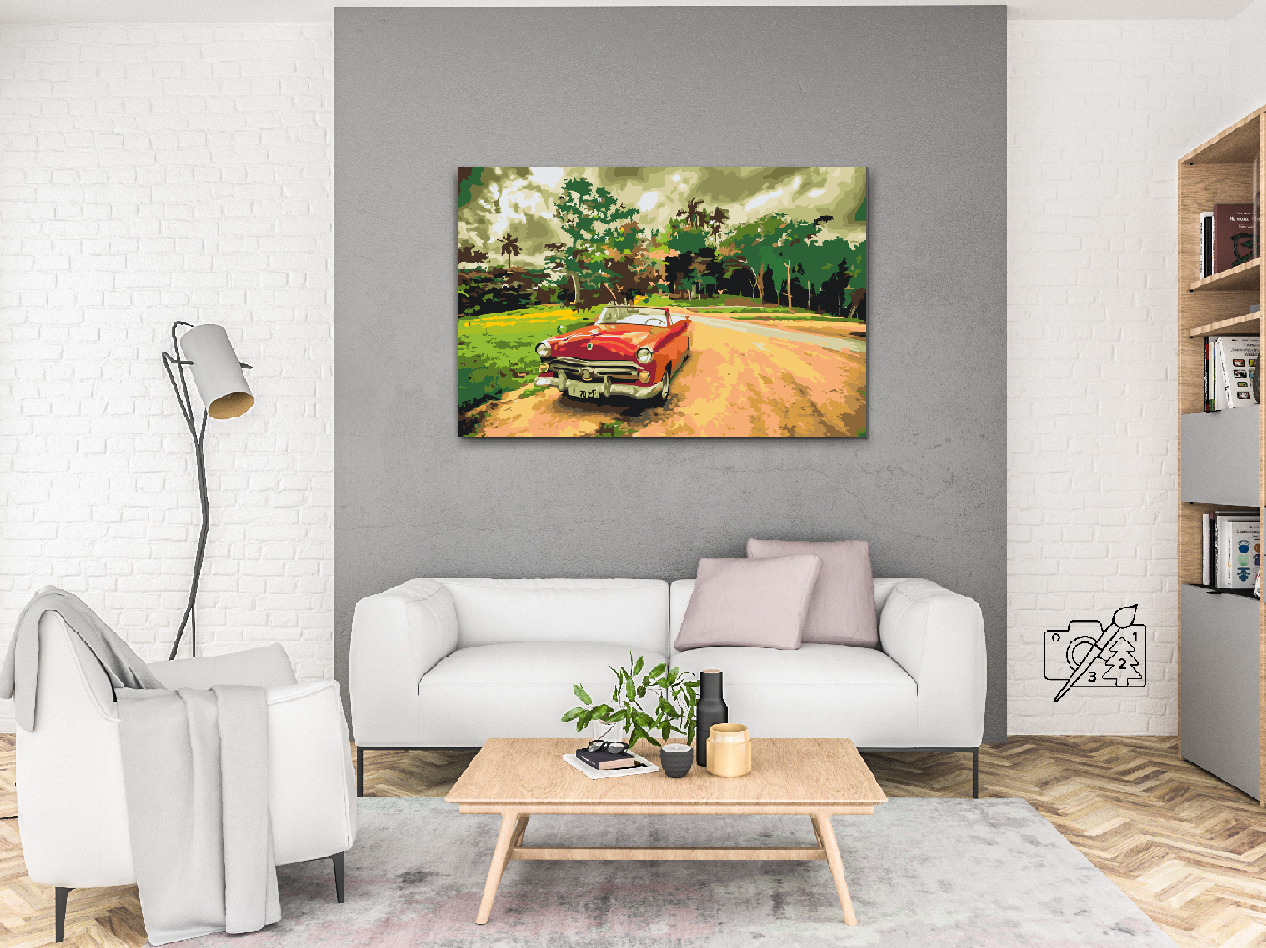 Paint by number - Tur i Cabriolet
