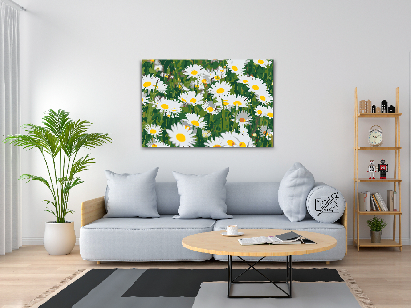 Paint by number - Margueritter på engen