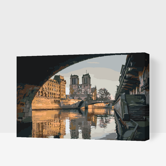 Paint by number - Katedralen Notre-Dame