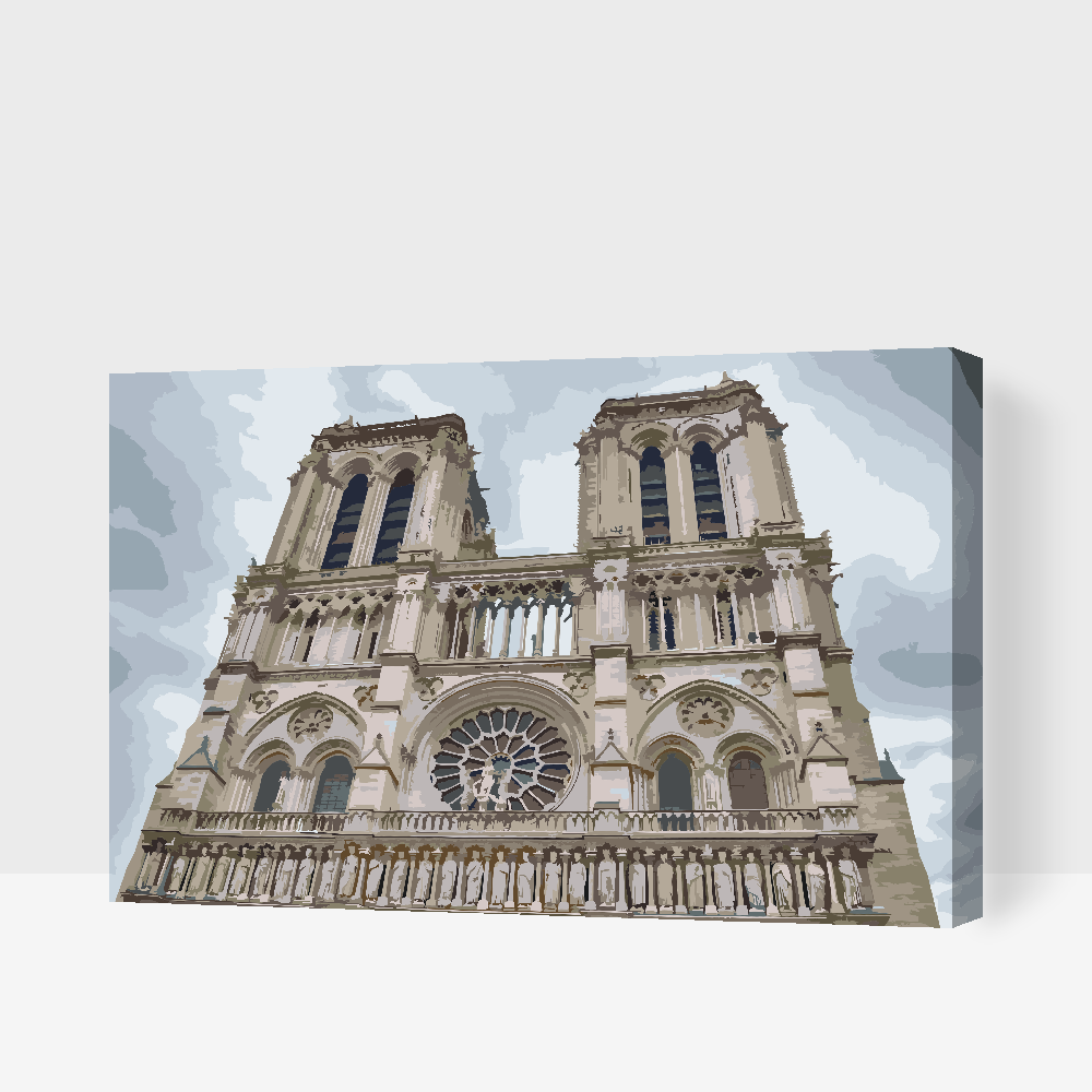 Paint by number - Notre-Dame