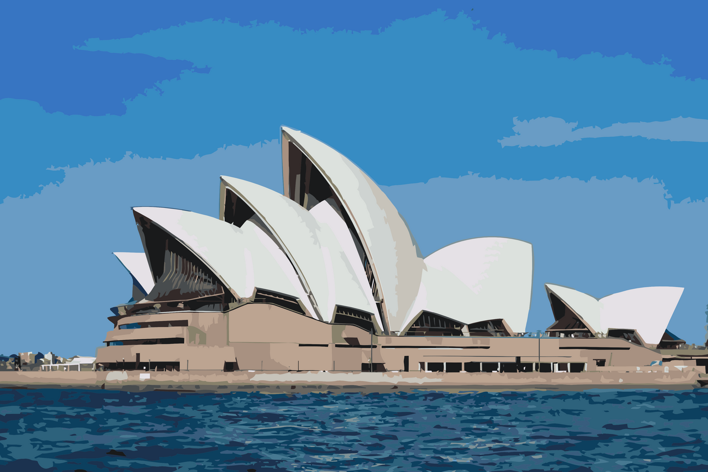 Paint by number - Sydney Opera House