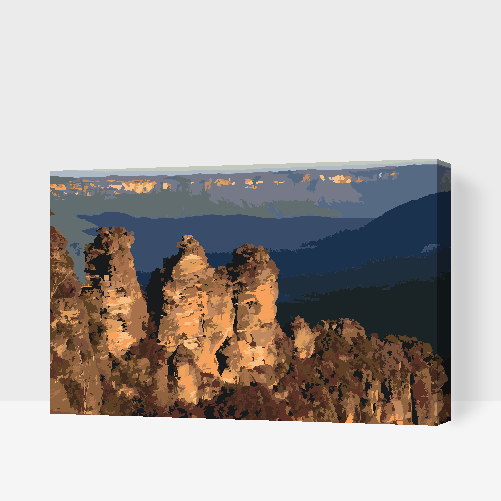Paint by number - Blue Mountains, Australien