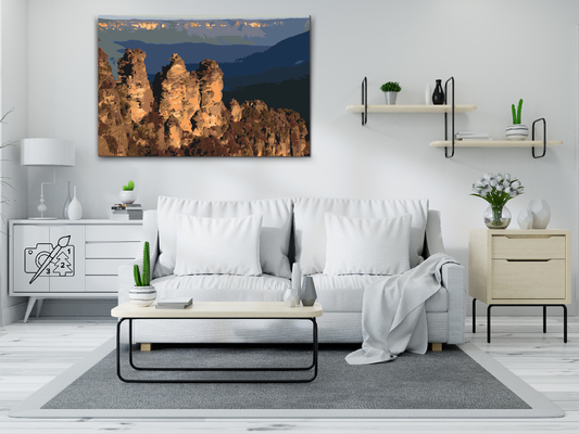 Paint by number - Blue Mountains, Australien