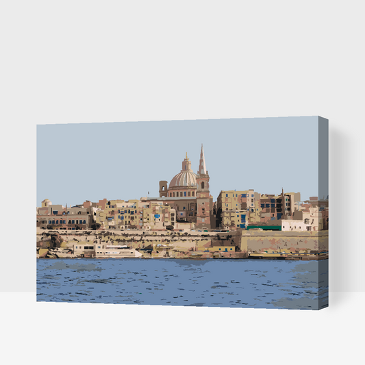 Paint by number - Valletta, Malta