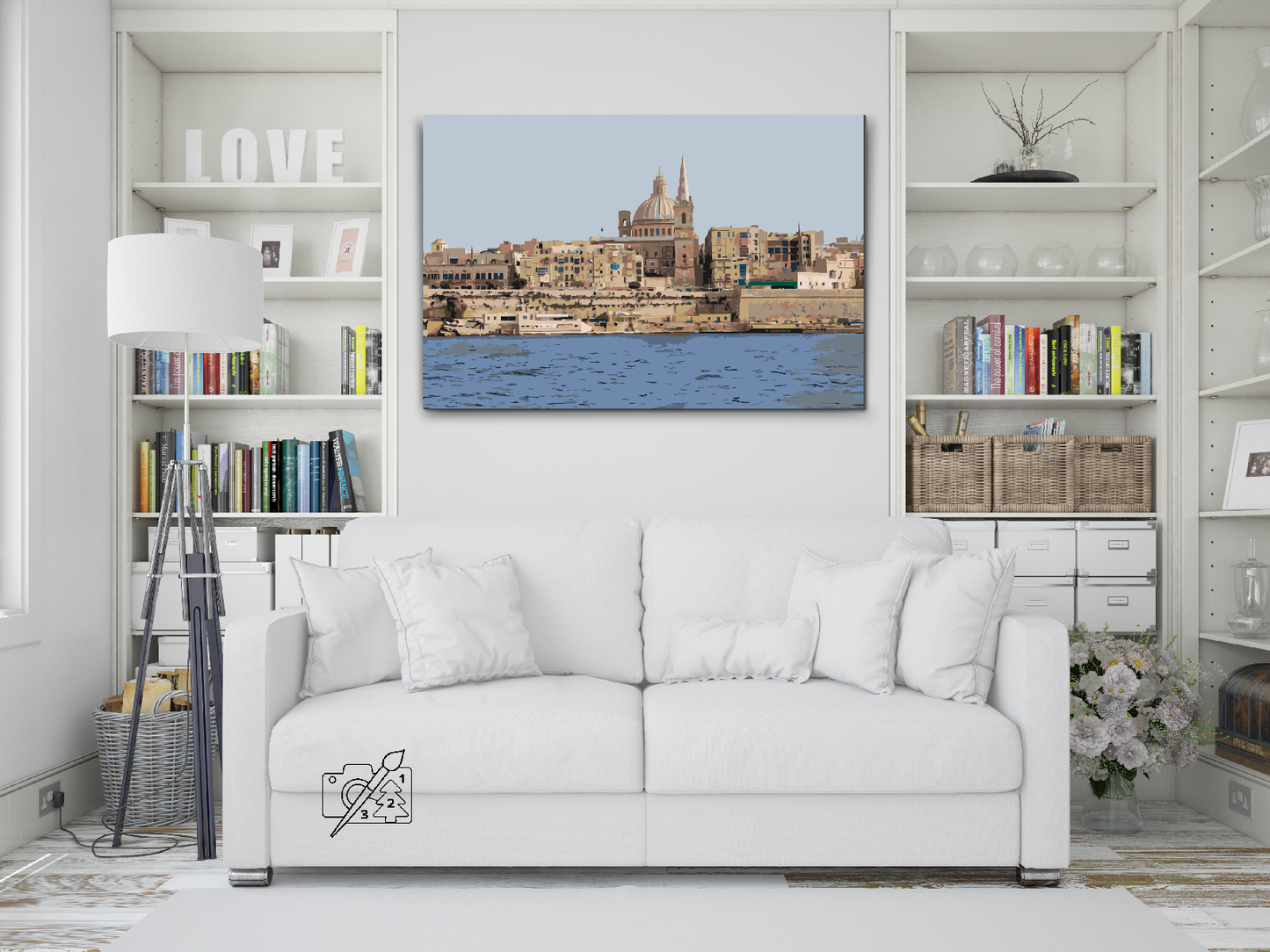 Paint by number - Valletta, Malta