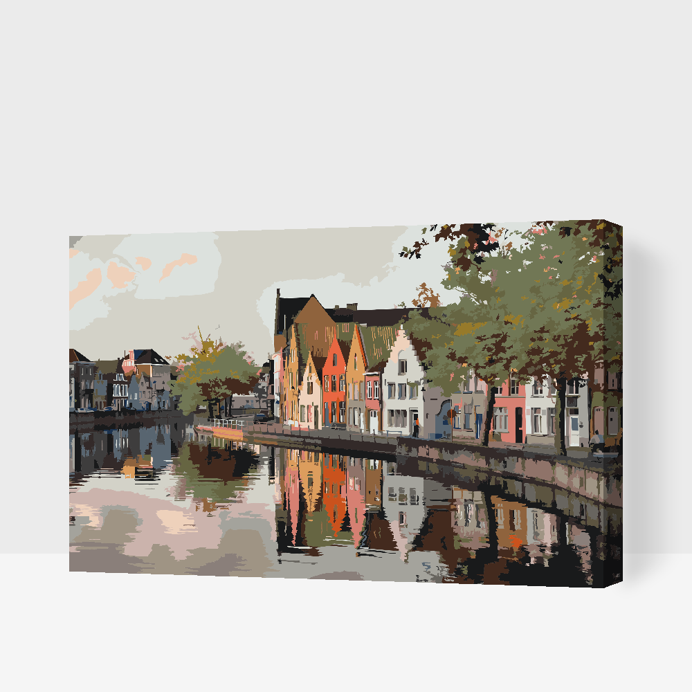 Paint by number - Brugge, Belgien