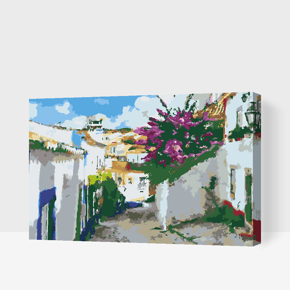 Paint by number - Old City Alley