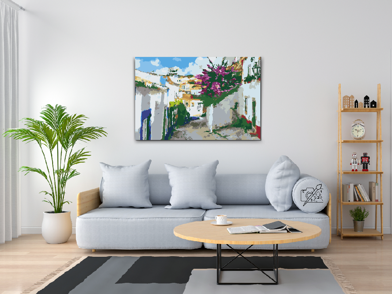 Paint by number - Old City Alley