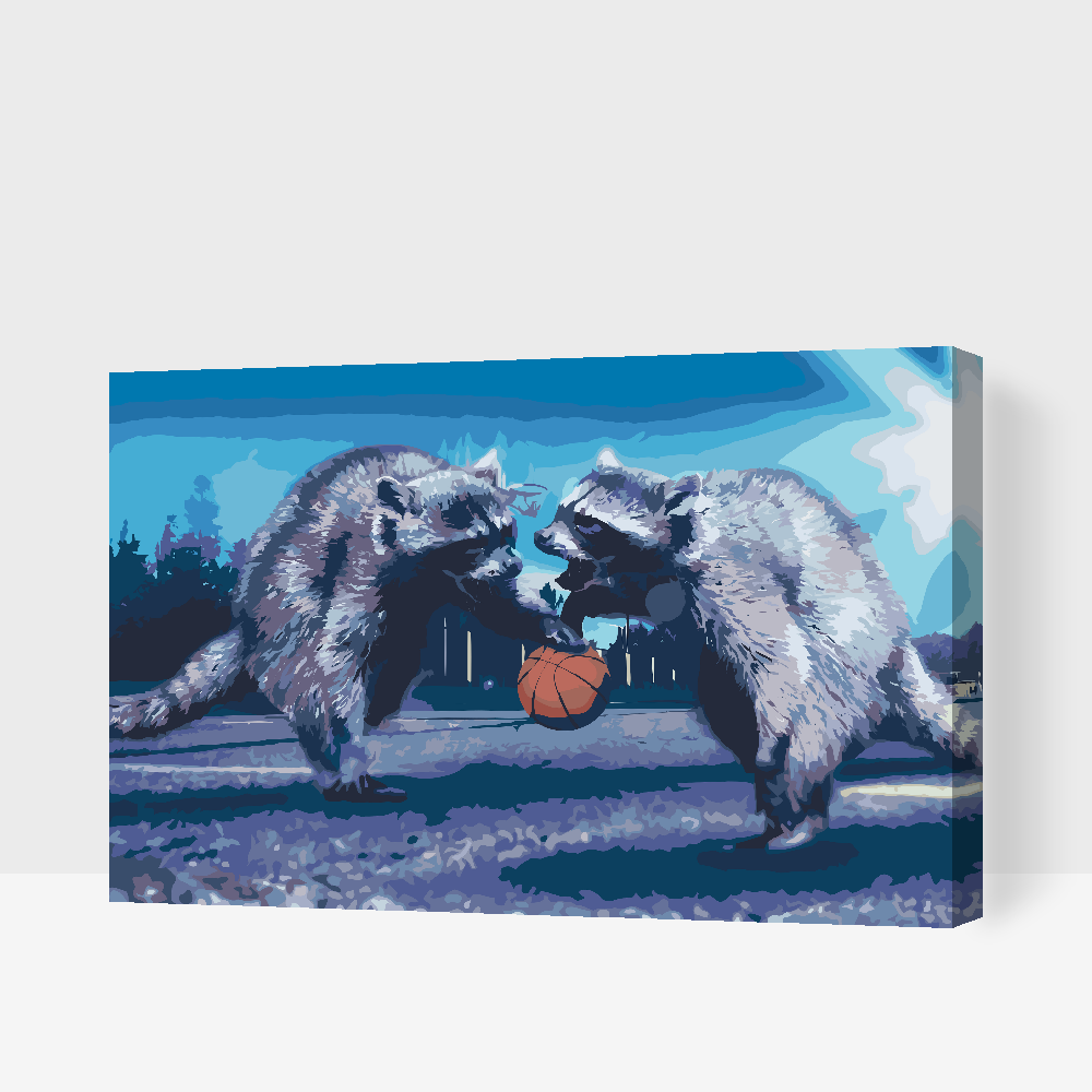 Paint by number - Dyre basketball