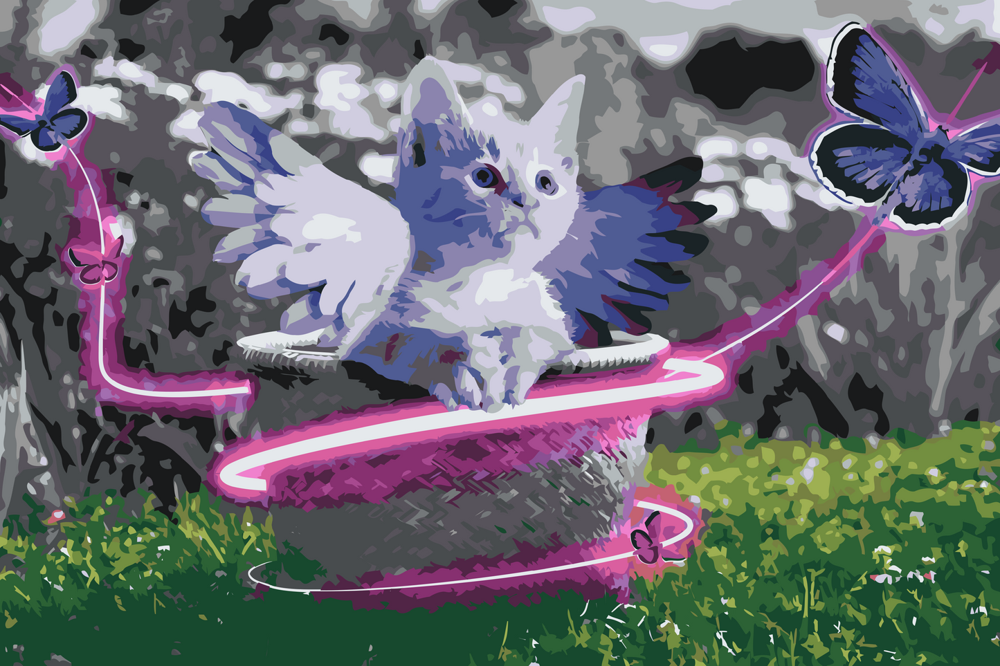 Paint by number - Killing med vinger