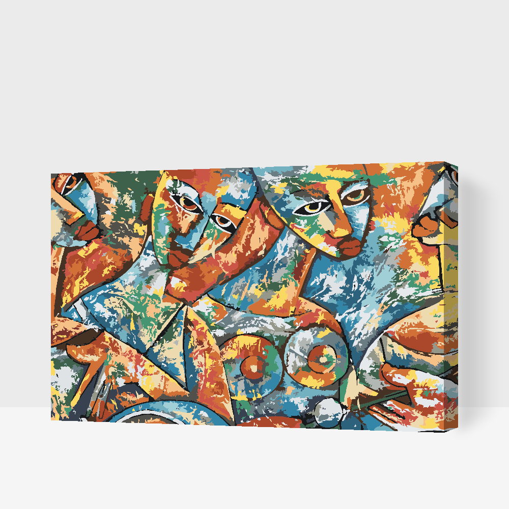 Paint by number - Kunstmaleri