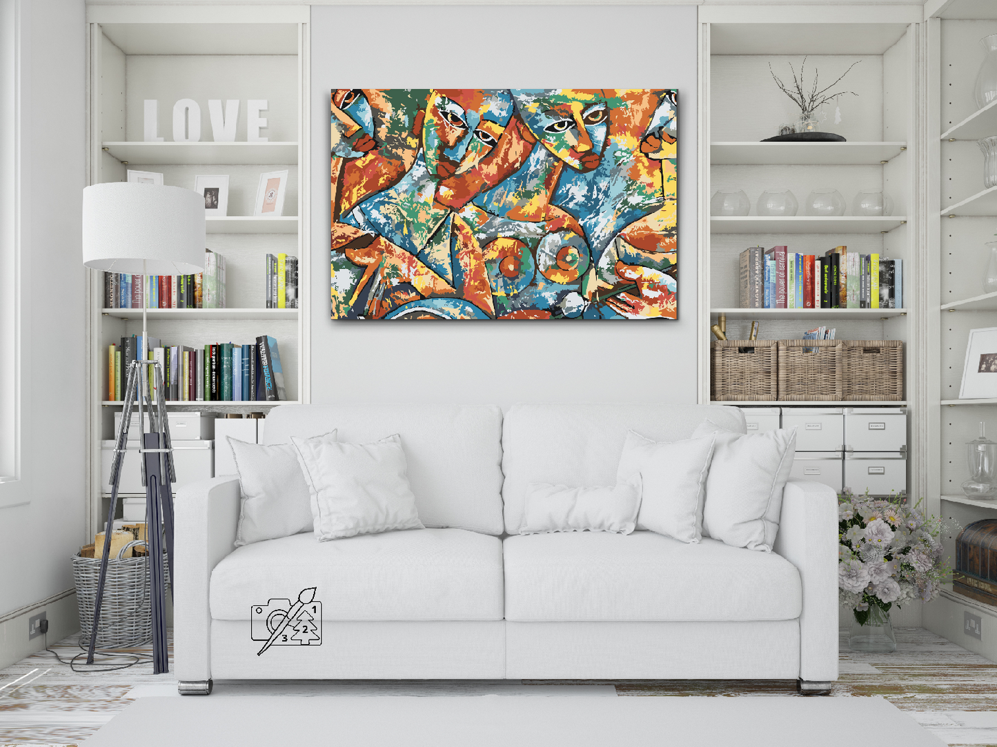 Paint by number - Kunstmaleri