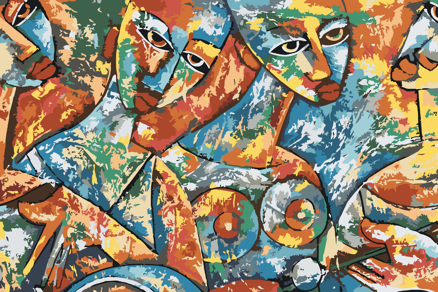 Paint by number - Kunstmaleri